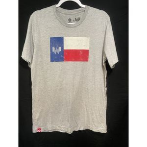 Tumbleweed Texstyles X Whataburger Large Gray Tee Shirt Texas Flag